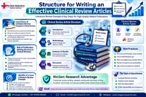Literature review example for structuring effective clinical review articles