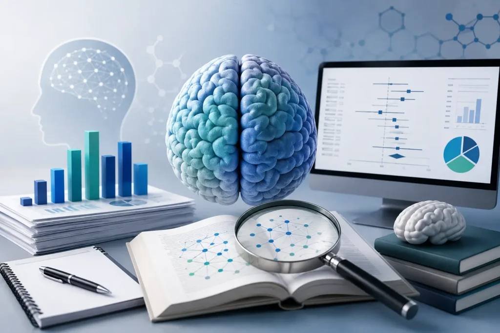 Meta analysis of psychological treatment and systematic review research